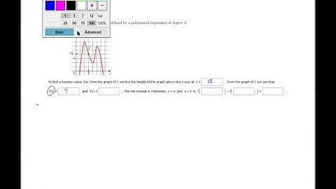 2.3 (Math 110) Getting Information from the Graph of a Function