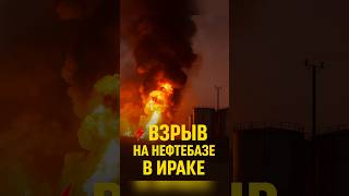 🔥 Взрыв на нефтебазе в Ираке — есть погибшие и раненые🏷️ #Ирак #Взрыв #Нефтебаза #ЭльЗабир #Пожар