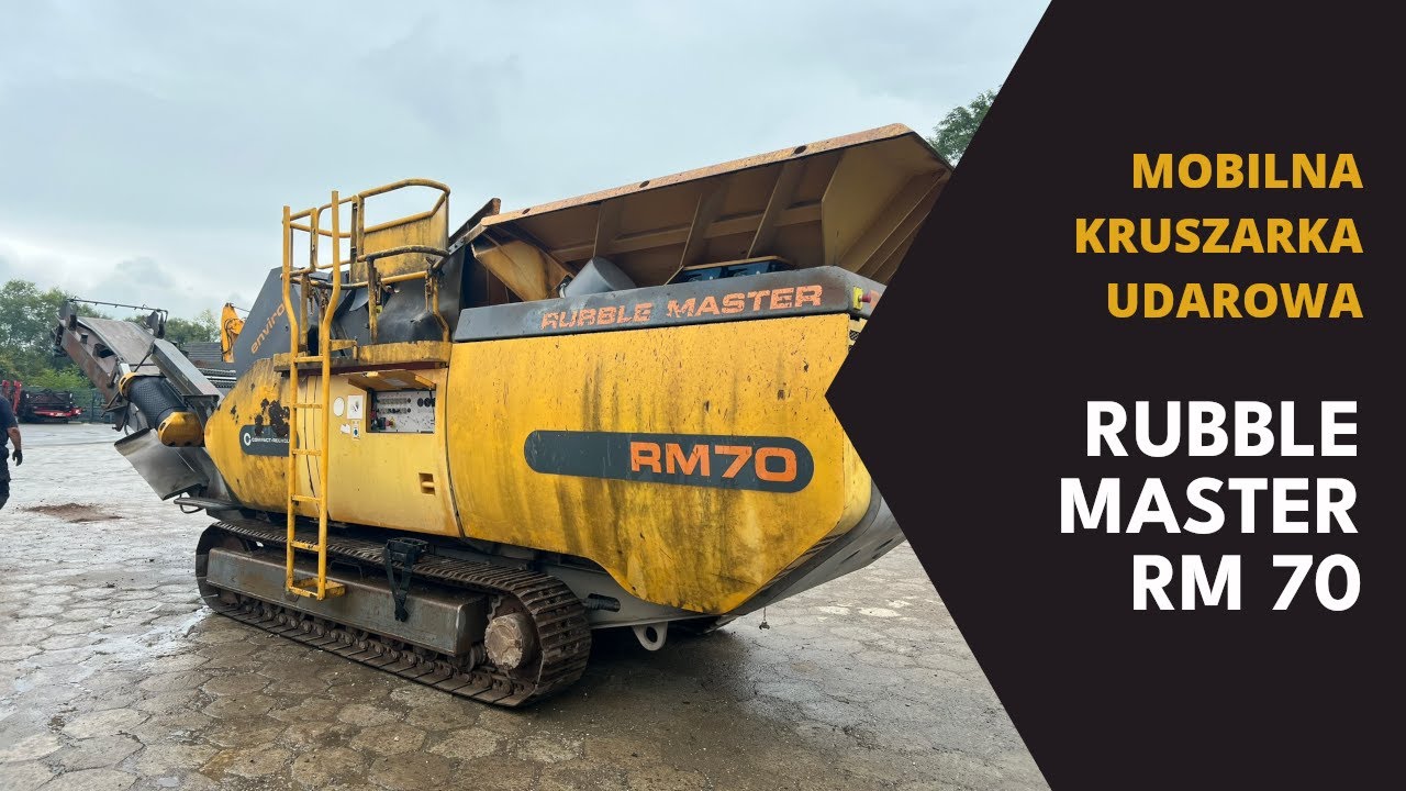 NA SPRZEDAŻ: Kruszarka udarowa Rubble Master RM 70, kompaktowy rozmiar ...