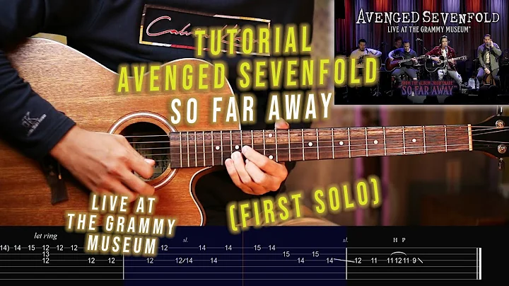 Avenged Sevenfold - So Far Away Live At The GRAMMY Museum (First Solo Tutorial & TAB)
