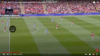 ARSENAL how PARTEYS positioning makes all the difference in this GOAL ATTEMPT VCs MAN CITY