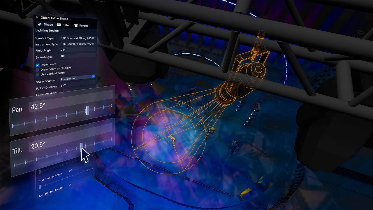 Spotlight Improvements | Vectorworks 2025