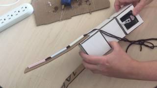 Assembly: Cable-Driven Mechanism with Two Linkages (Hand Cut)