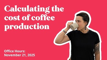 How does a coffee farm calculate cost of production?