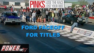 PINKS - Lose The Race..Lose Your Ride! 20 yr Rivarly Settled -1965 Ford Galaxy vs Fox Body Mustang!