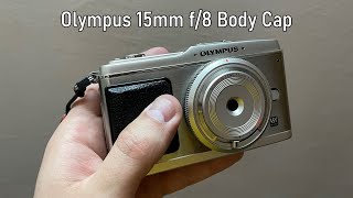 видео: Olympus 15mm f/8 Body cap lens. Нешуточный блин картинка: Olympus 15mm f/8 Body cap lens. Нешуточный блин
