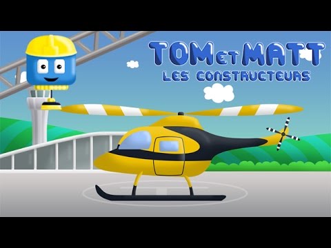 Hélicoptère - Tom & Matt les vehicules constructeurs