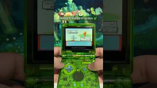 Shiny Treecko in action! 🦎✨ #pokemon #pokemonemerald #shinypokemon #treecko #hoenn #retrogaming