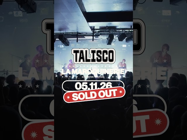 WAHOU vous avez rempli La Maroquinerie ! Un grand merci, vous êtes des stars ❤️ On se voit le 05 nov