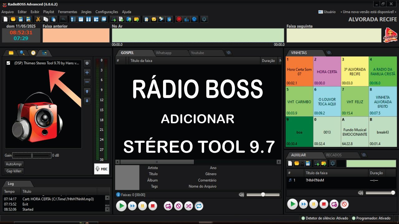 RÁDIO BOSS + STEREO TOOL 9.7