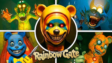 Rainbow Gate - All Jumpscares & Full Walkthrough + Ending (Demo Showcase)
