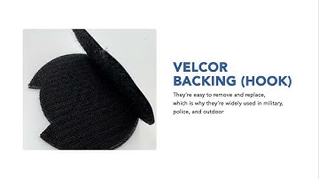 Embroidered Patches - Backing