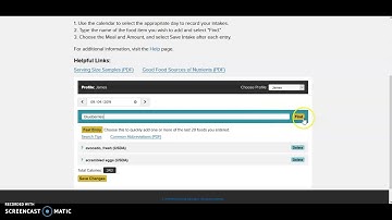 NutriCalc assignment