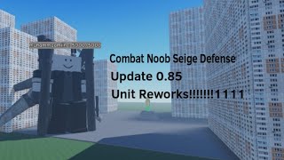 Combat Noobs Siege Defense Update 0.85 Review