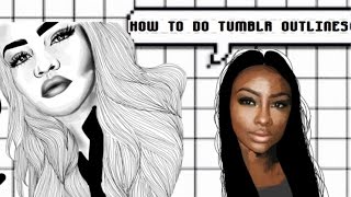 HOW TO DO TUMBLR OUTLINES || BASIC STRUCTURE || WIPBEE
