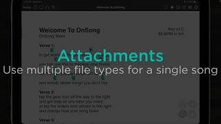 Use Multiple File Types for a Single Song with Attachments