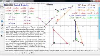 Geometry 6.37 Taxicab Triangle Congruence