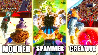 30+ TYPES OF DRAGON BALL XENOVERSE 2 PLAYERS