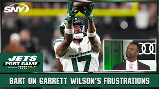 Bart Scott on Jets WR Garrett Wilson's emotions post-Raiders loss | Jets Post Game | SNY