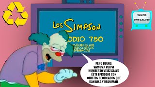 LOS SIMPSON EPISODIO 750 INTRO (LATINO) + REFERENCIAS RECICLADAS (FINAL DE TEMPORADA)