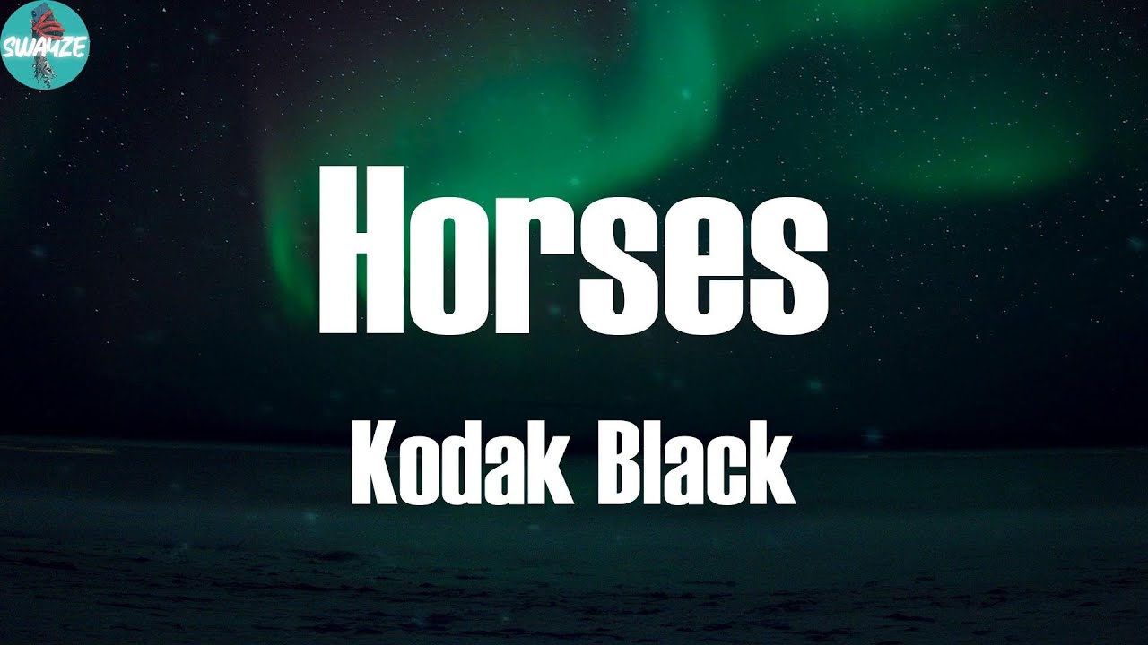 Kodak Black, "Horses" (Lyrics) Going so fast, hope I don't crash