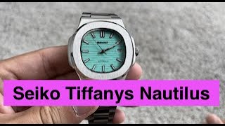 This #Seiko #tiffany #nautilus MOD is amazing! Email me to BUY!!