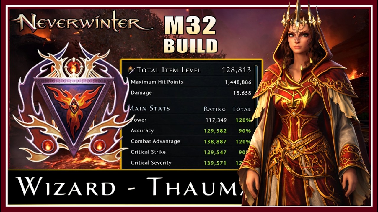 Neverwinter - Max Damage Wizard Build/Guide for Module 32 - Soul Collector Expansion!