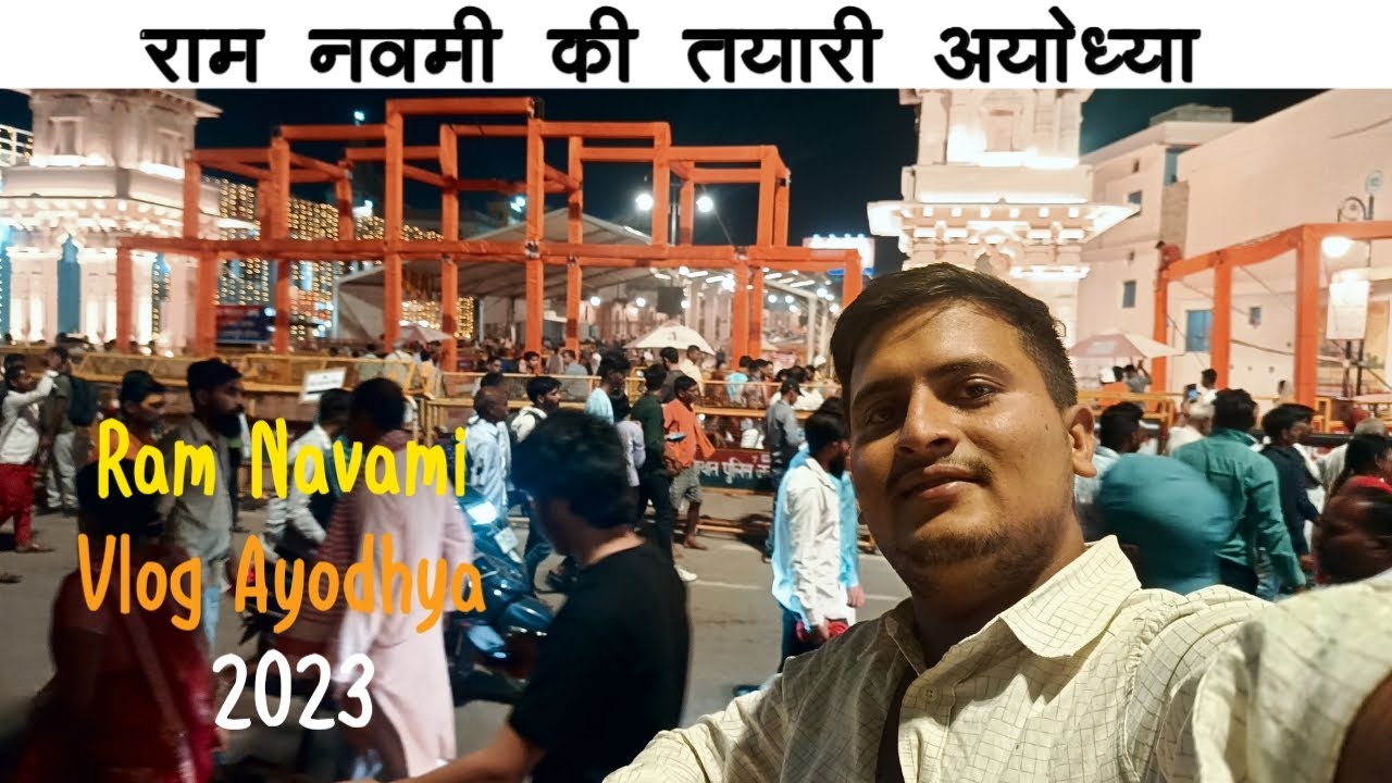 Ram Navami Preparation In Ayodhya Vlog || Ram Navami Celebration in Ayodhya 