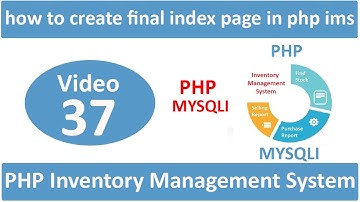 creating final index page in php ims this is the last video of php ims