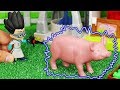 Paw Patrol Learning Rescue Mission - Romeo Makes Farm Animals Huge!