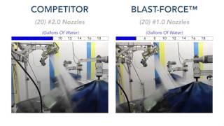 Blast-Force™ 0-Degree, Solid-Stream Nozzle for Vehicle Wash Applications