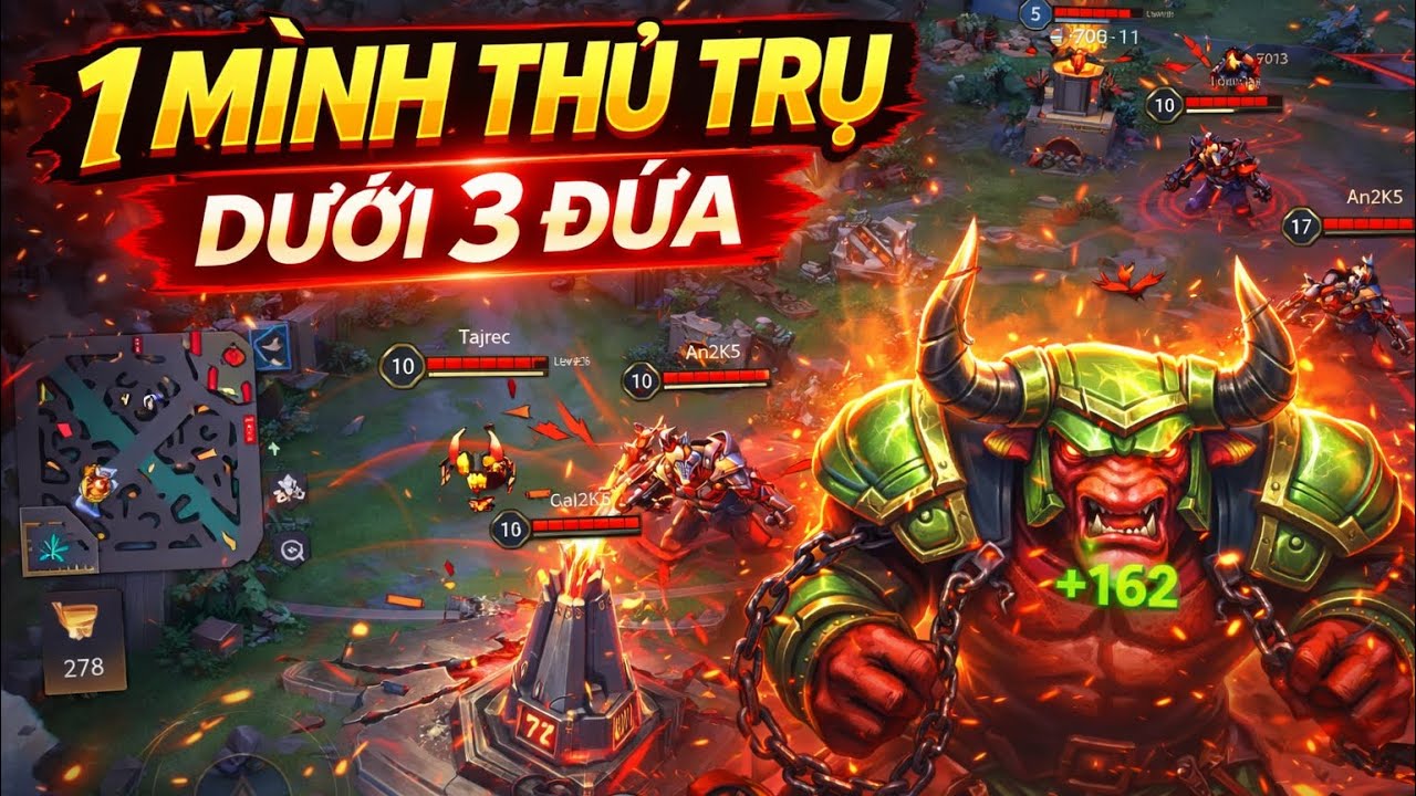 Toro bạch kim 1 Mình Thủ Trụ 1vs3 – Vẫn Giữ Được Nhà 🔥