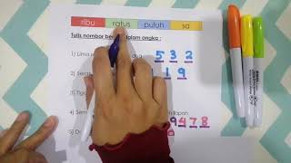 MATEMATIK TAHUN 3 : Menulis Nombor Dalam Angka
