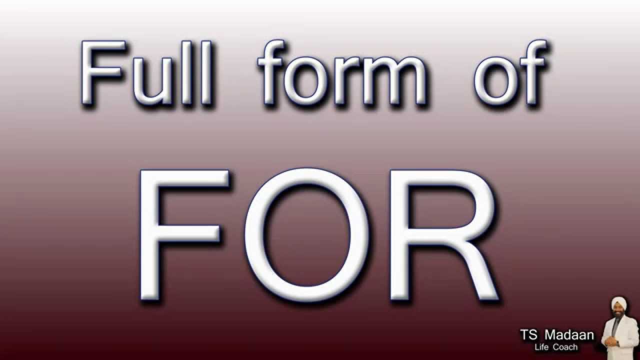 Full Form Of FOR YouTube full-form-of-for-youtube