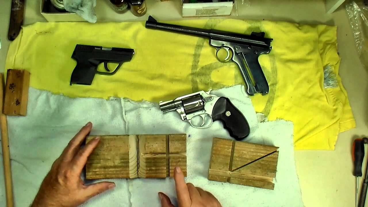 Anyone make their own gunsmith bench block for pistols? 