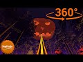 360 Video || Halloween Roller Coaster || Holiday Animation VR