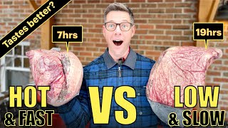 Brisket... LOW and SLOW or HOT and FAST? Which is the better Texas Brisket on the Kamado Joe?