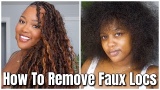 How To: Safely Remove Faux Locs :: Boho Locs Update by Sharmel Lynnette 564 views 4 months ago 10 minutes, 23 seconds