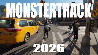 MONSTER TRACK 2026 - NYC FIXED GEAR RACE - FULL RACE FOLLOW CAM