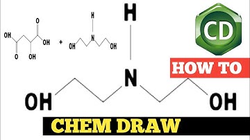 How To Draw Chemical Structures: Chem Draw Ultra