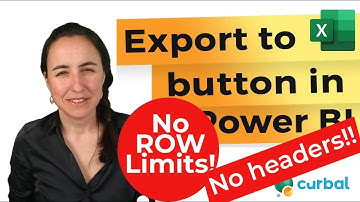 Export data from Power BI - No limits -No headers