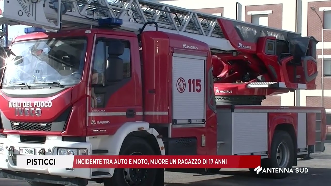 21 APRILE 2025   PISTICCI   INCIDENTE TRA AUTO E MOTO, MUORE UN