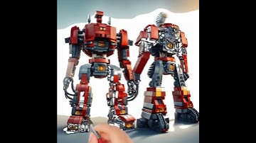 Speed Paint: BRX.66 a.yt.d1 Robot Comes to Life! | From Line Art to FULL COLOR!
