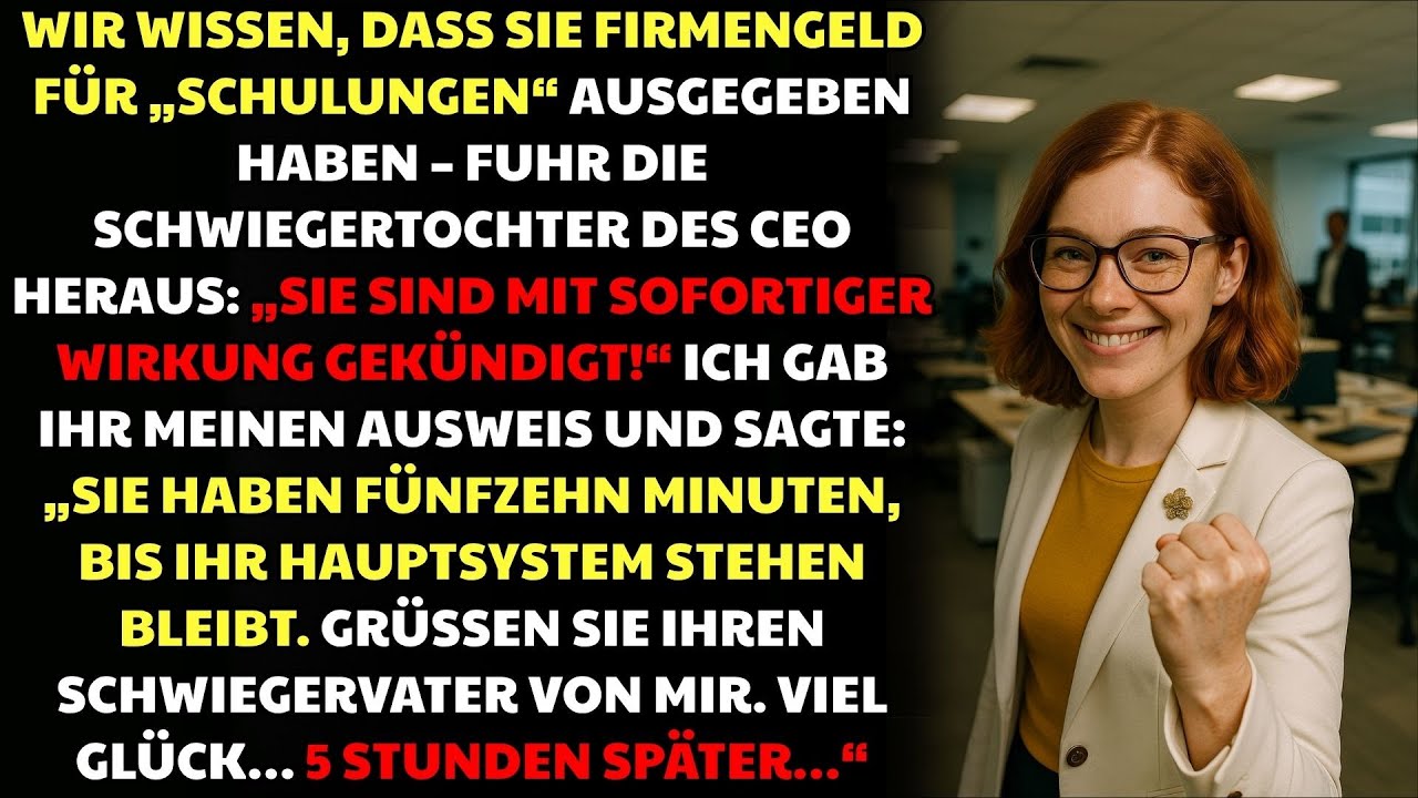 HR KÜNDIGTE MICH WEGEN „SCHULUNG“ – ICH LEGTE IHREN GESAMTEN BETRIEB IN 5 STUNDEN LAHM 💼