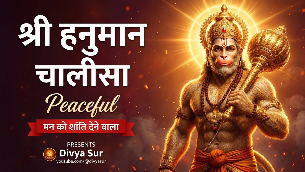 Nonstop🔱Shri Hanuman Chalisa | Powerful Chant for Strength, Peace & Protection🔱(Official Video)
