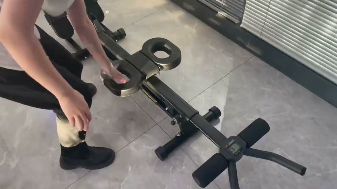 NEW 3-in-1 fitness machine - combining Rowing Machine, Power Plank, and Puller in one compact unit