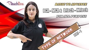 TYPE OF NETWORK || BASIC TO ADVANCE || BCA- MCA & B.tech - M.tech 2023-24