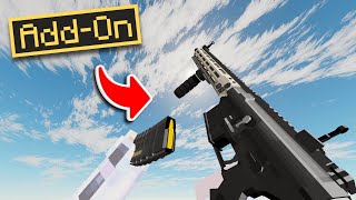 AEG Tactical gun mod minecraft bedrock v1.26+ screenshot 2