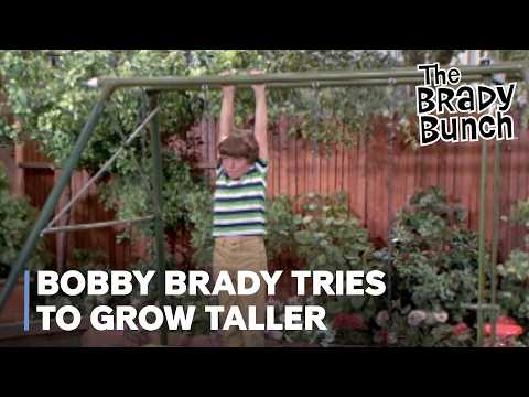 Bobby Brady Tries to Grow Taller