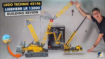 The $700 LEGO Technic monster - 42146 Liebherr LR 13000 detailed building review part 1